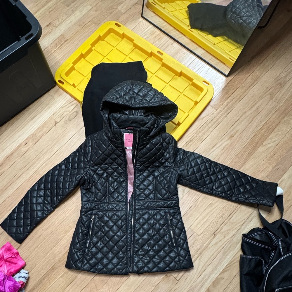 Kate Spade Black Quilted Jacket